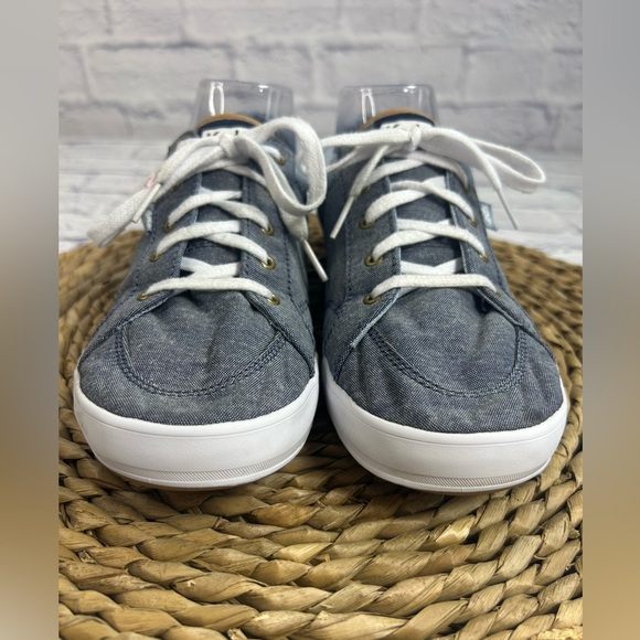 Keds Denim Blue Sneakers with Dream Memory Foam. Size 10. - Picture 3 of 10